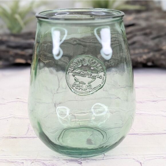 Authentic 100% Recycled Green Glass (See My Other Teal Green Blue Glass) - Picture 2 of 7